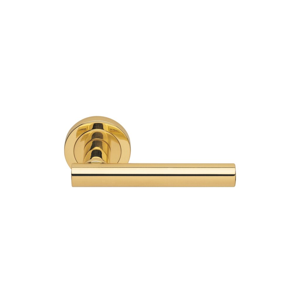 calla brass door handle